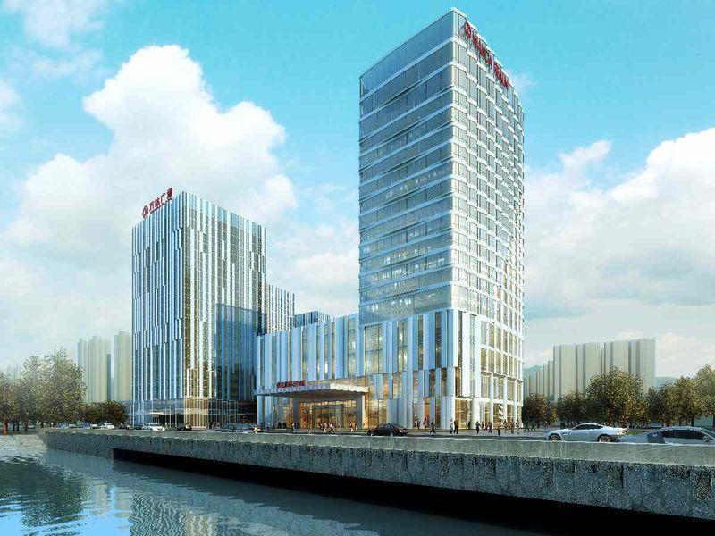 Wanda Realm Hotel Wuhu Bagian luar foto