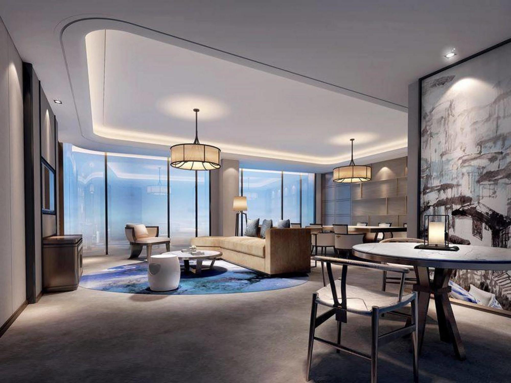 Wanda Realm Hotel Wuhu Bagian luar foto