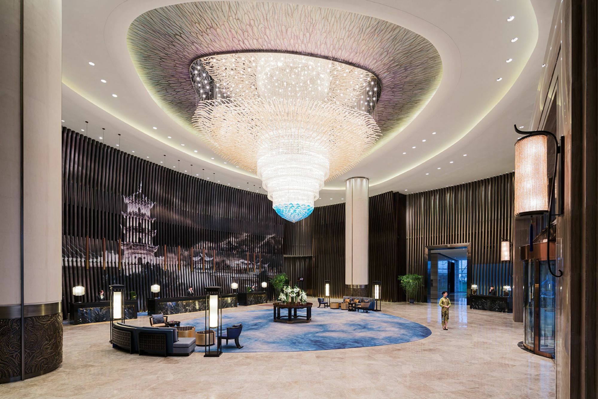 Wanda Realm Hotel Wuhu Bagian luar foto