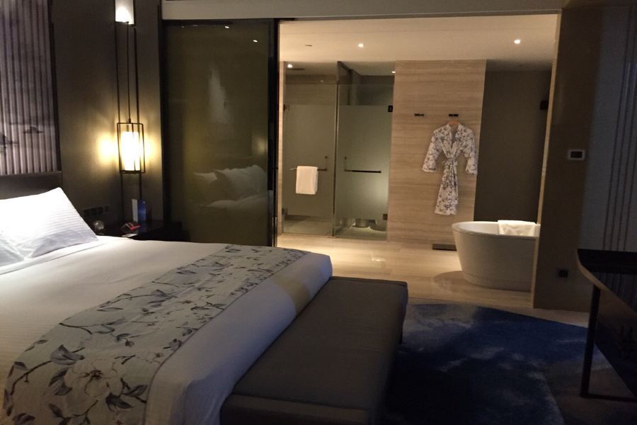 Wanda Realm Hotel Wuhu Bagian luar foto